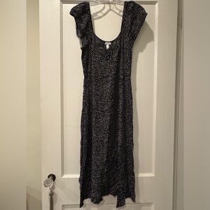 Leith Size L black and white dress